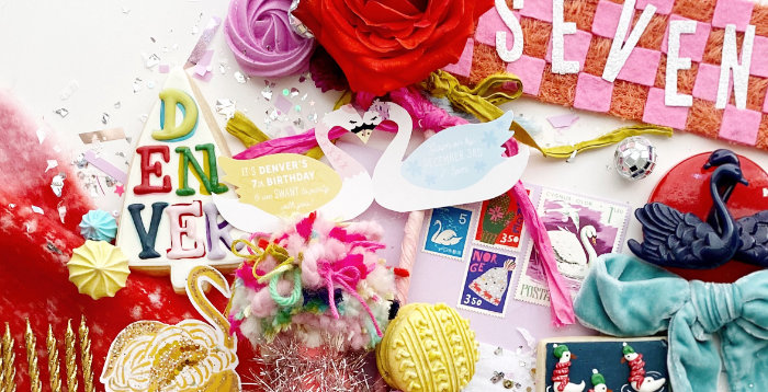 Seven Swans a Swimming Christmas on Kara's Party Ideas | KarasPartyIdeas.com