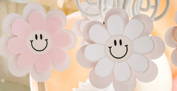 Young, Wild and Three Groovy Flower Birthday on Kara's Party Ideas | KarasPartyIdeas.com
