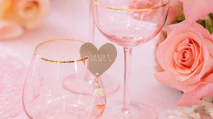 All Blush Everything Valentine's Day on Kara's Party Ideas | KarasPartyIdeas.com