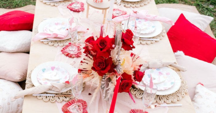 Galentine’s Ladies Valentine Party on Kara's Party Ideas | KarasPartyIdeas.com