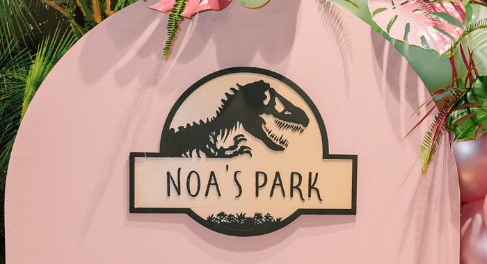 Prehistoric Pink Dinosaur Party on Kara's Party Ideas | KarasPartyIdeas.com