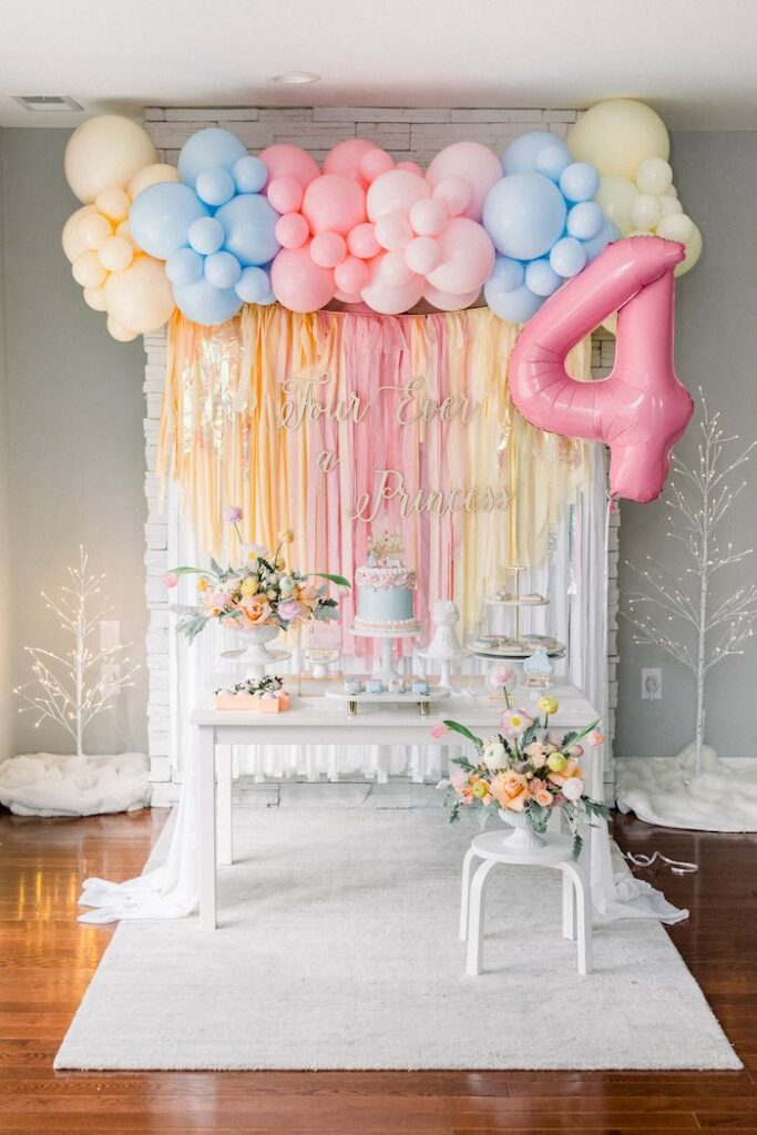 Four Ever A Princess Birthday Party on Kara's Party Ideas | KarasPartyIdeas.com