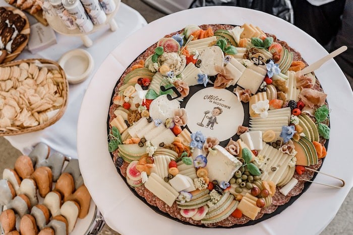 Grazing Board from a Rhythm Music Themed 1st Birthday on Kara's Party Ideas | KarasPartyIdeas.com