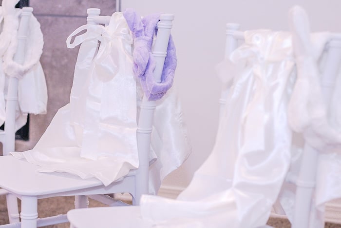 Spa Robes from a Spa Party on Kara's Party Ideas | KarasPartyIdeas.com