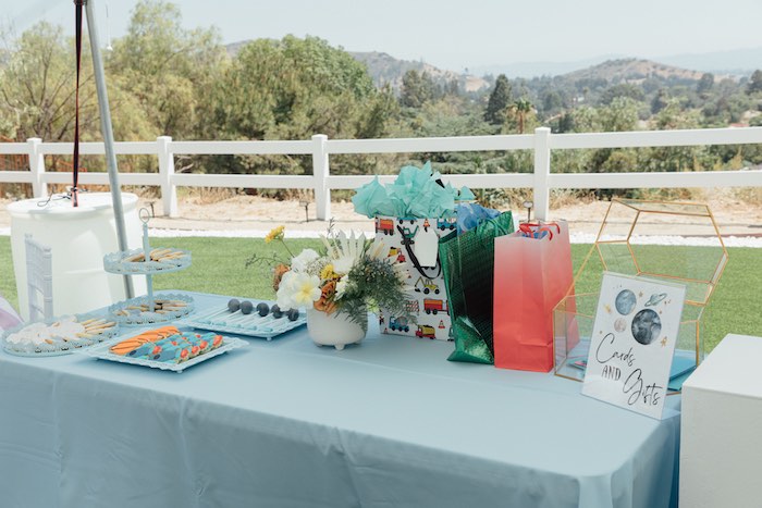 Trip Around The Sun Outer Space Party on Kara's Party Ideas | KarasPartyIdeas.com