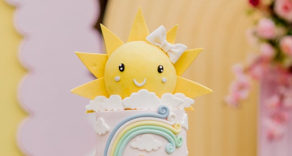 Little Sunshine Birthday Party on Kara's Party Ideas | KarasPartyIdeas.com