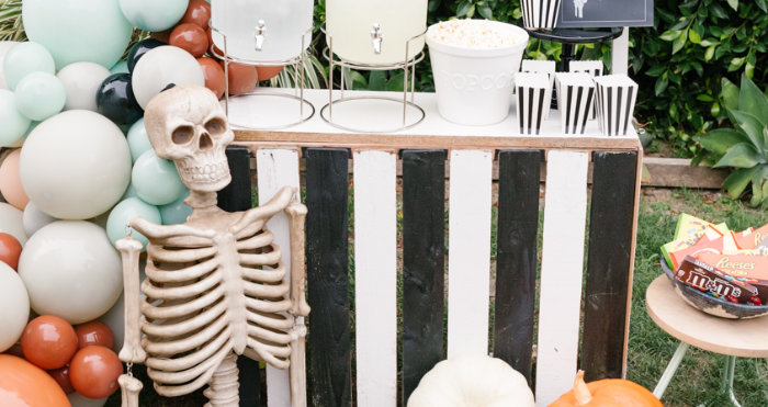 Movie Night Halloween Party on Kara's Party Ideas | KarasPartyIdeas.com
