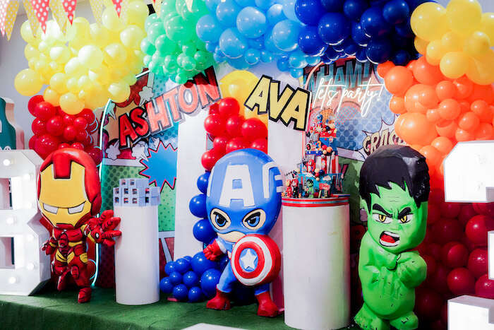 Chibi-Avengers-Party-via-Karas-Party-Ideas-KarasPartyIdeas