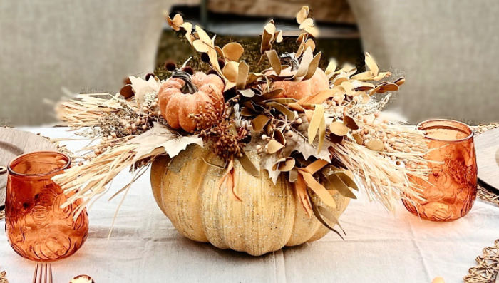 Friendsgiving Picnic Thanksgiving Party via Kara's Party Ideas | KarasPartyIdeas.com
