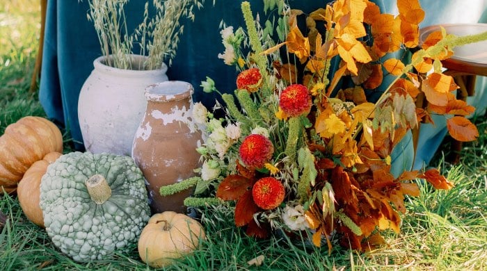 Pretty Floral Thanksgiving Party on Kara's Party Ideas | KarasPartyIdeas.com