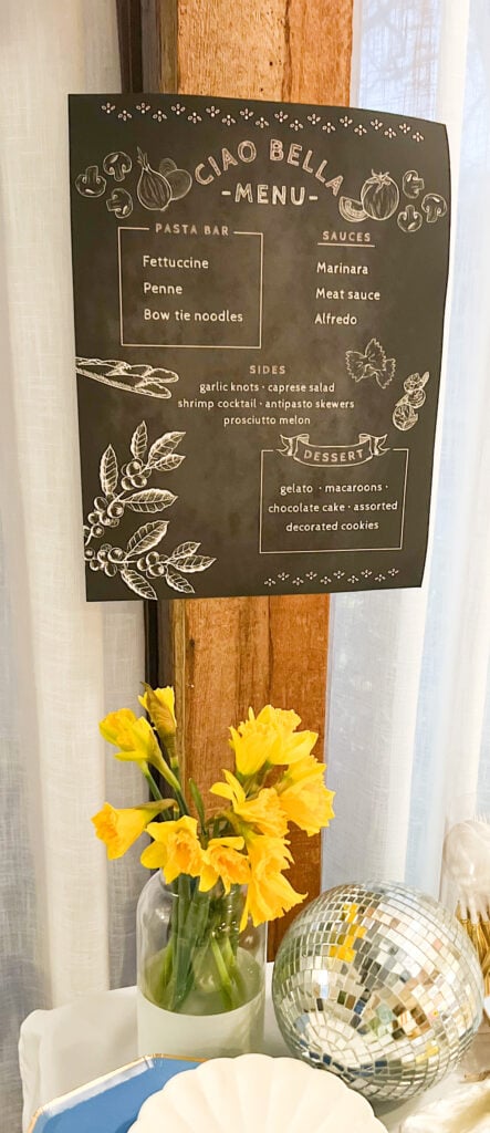 Ciao Bella Italian Party on Kara's Party Ideas | KarasPartyIdeas.com