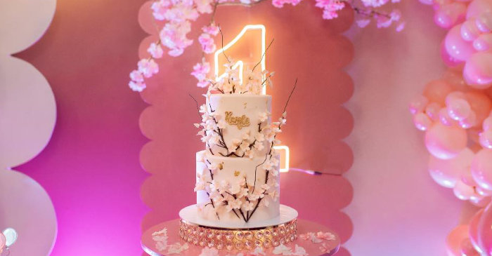 Cherry Blossom Party on Kara's Party Ideas | KarasPartyIdeas.com