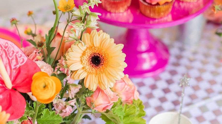 Poppy's Fuchsia Forest Bash on Kara's Party Ideas | KarasPartyIdeas.com