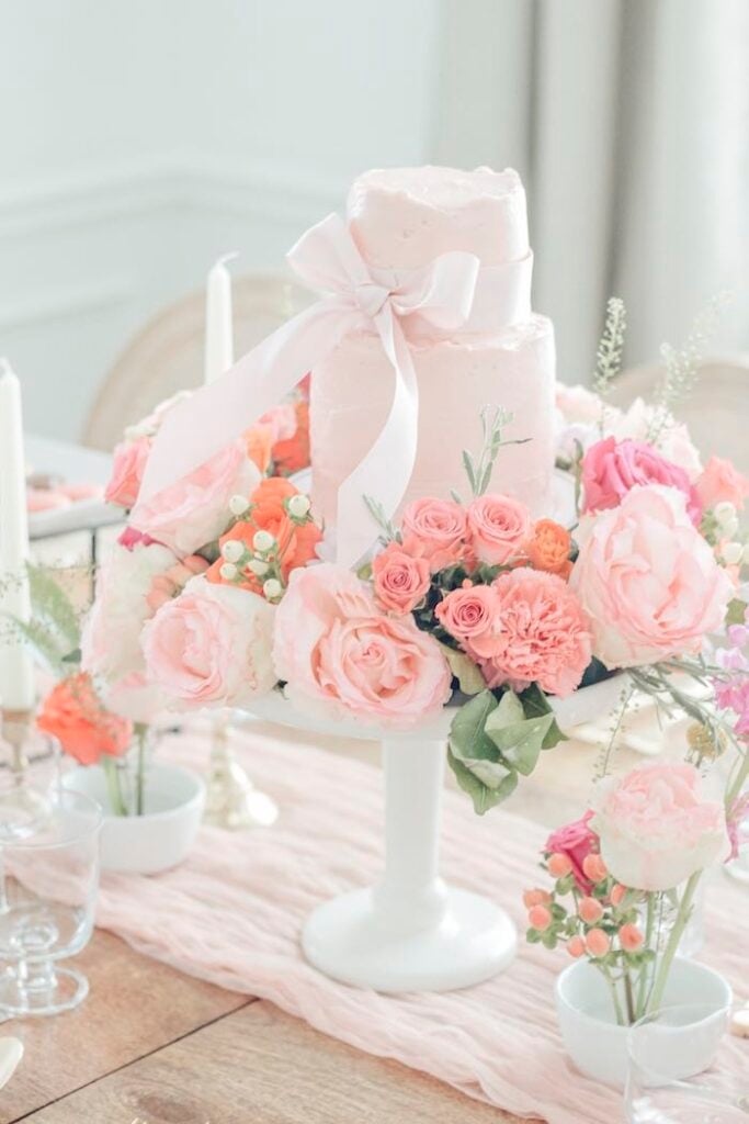 Pink Bow Party on Kara's Party Ideas | KarasPartyIdeas.com